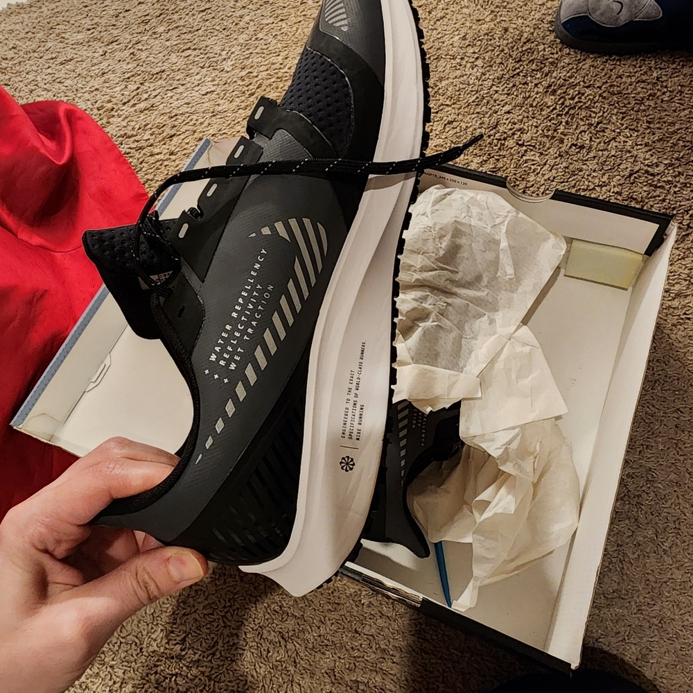 Nike Black and White Athletic Shoes